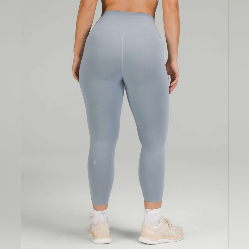 Lululemon Wunder Train Contour Fit High-Rise Tight 25" Chambray
